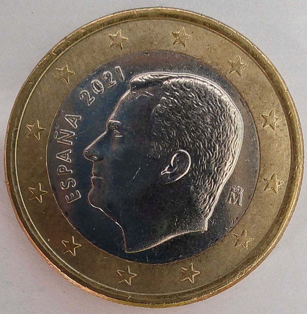 0840 - Hiszpania 1 euro, 2021