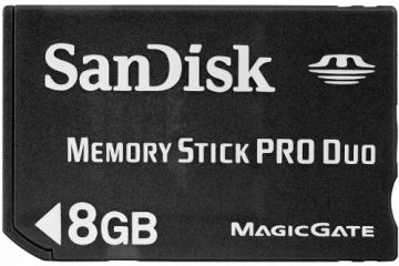 MEMORY STICK PRO- DUO SANDISK SONY 8 GB