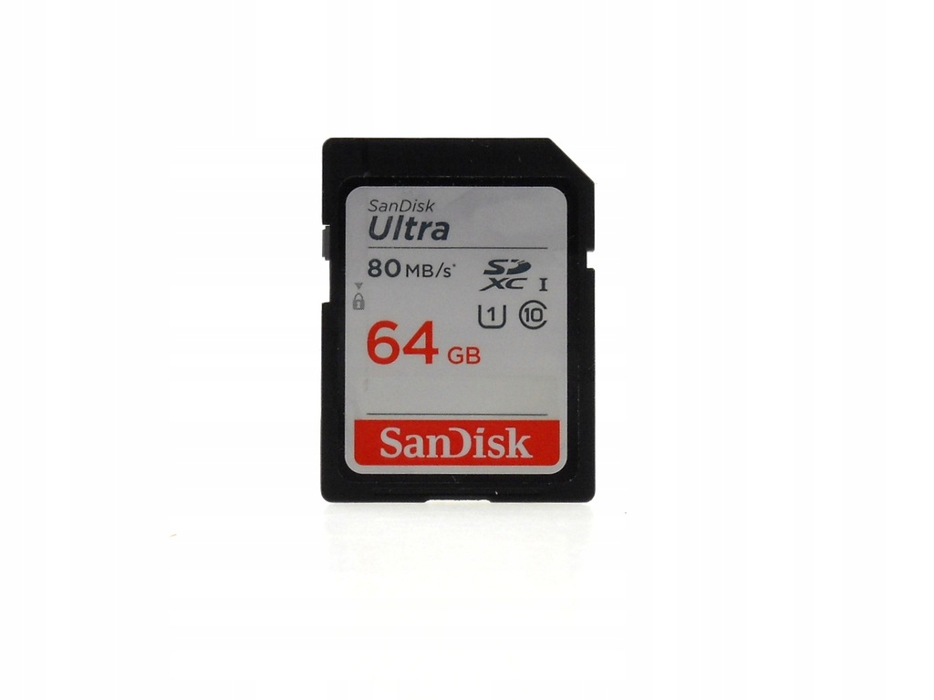 Купить Карта SDXC SANDISK ULTRA 64 ГБ, 80 МБ/с: отзывы, фото, характеристики в интерне-магазине Aredi.ru