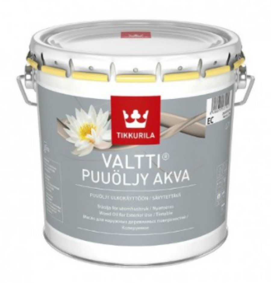 TIKKURILA VALTTI WOOD OIL AKVA olej do drewna 2,7l - 6843344744 ...