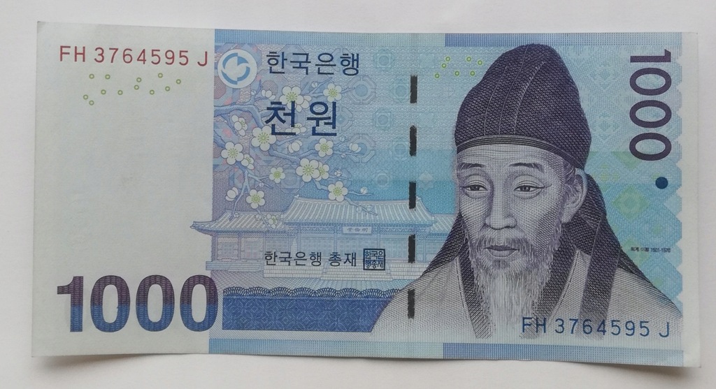 Korea Południowa 1000 won