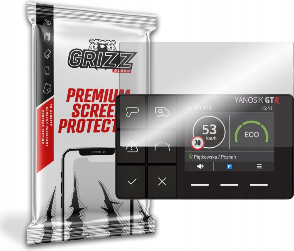 GRIZZGLASS SZKŁO HYBRYDOWE DO YANOSIK GTR