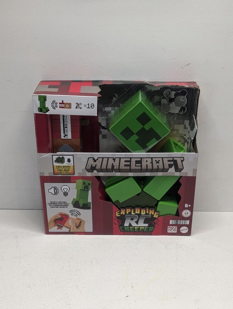 Mattel Minecraft Creeper ze światłami i dźwiękami OPIS