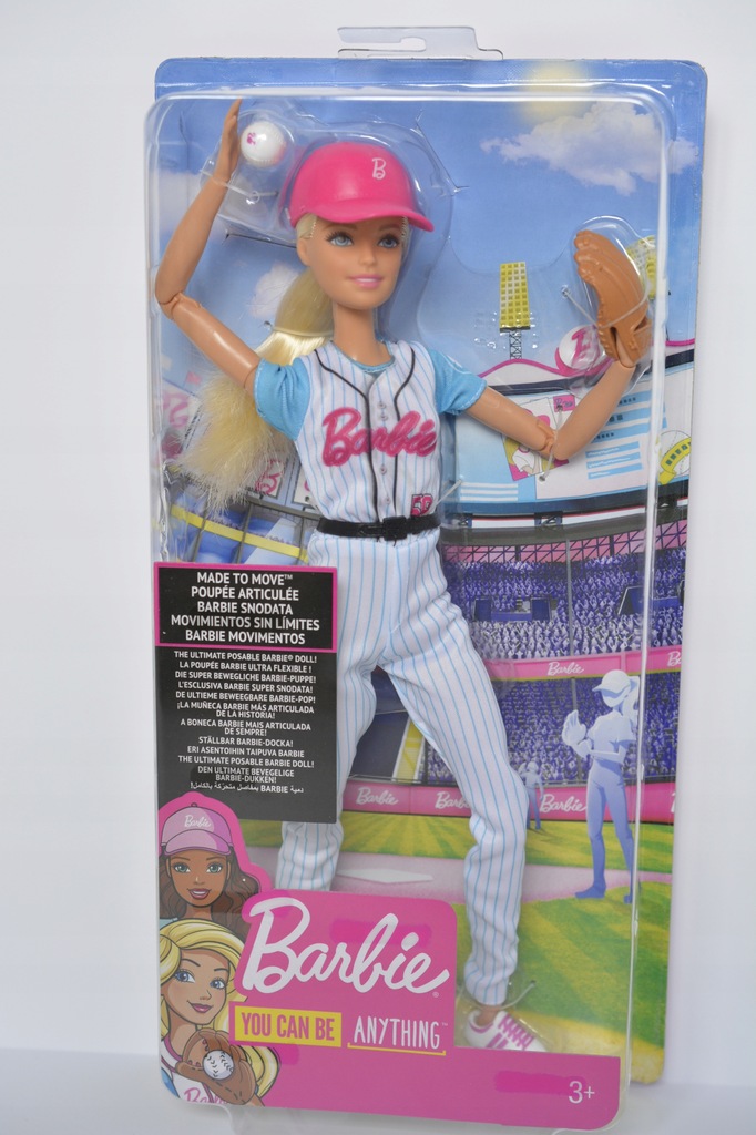 barbie baseball player