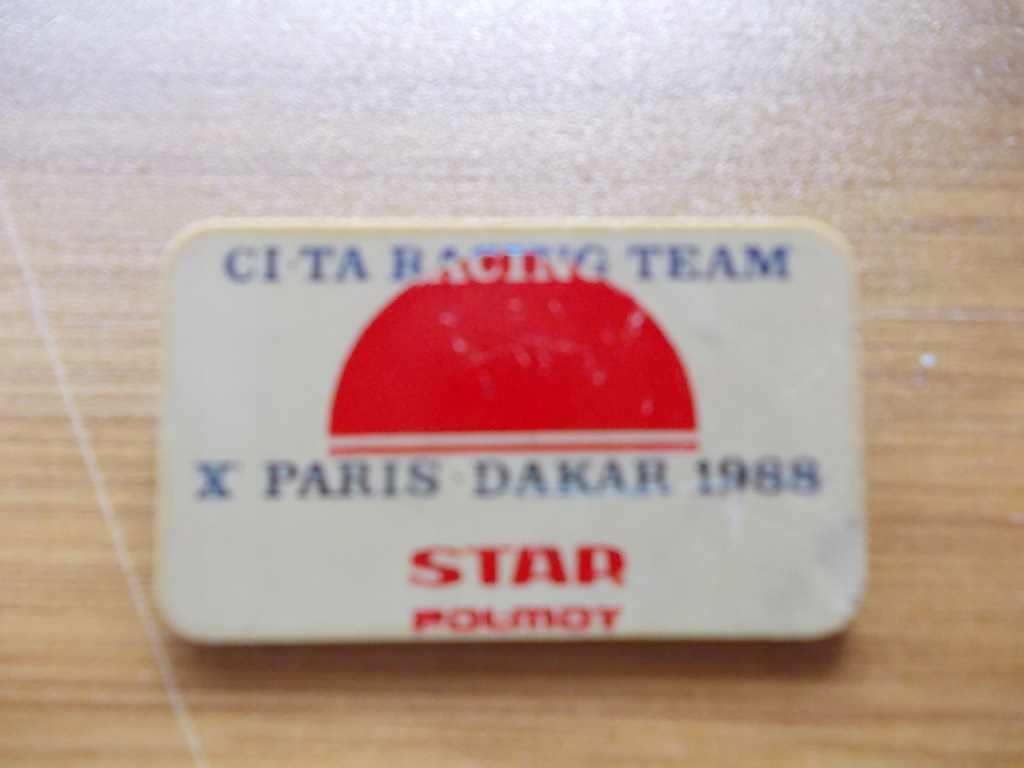 Paryż Dakar 1988 ekipa Stara unikat