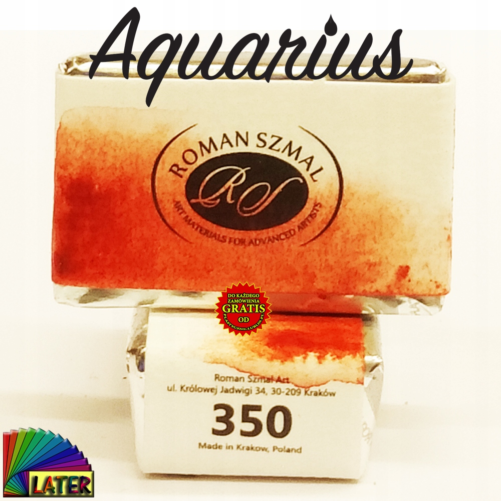 Quinacridone maroon akwarela Aquarius kostka 350