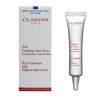 CLARINS EYE CONTOUR GEL 10ml. cienie opuchnięcia