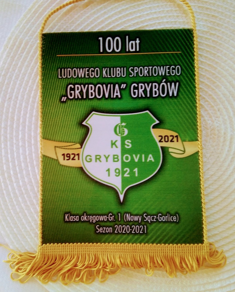 PROPORCZYK KLUBU SPORTOWEGO GRYBOVIA 100 LAT