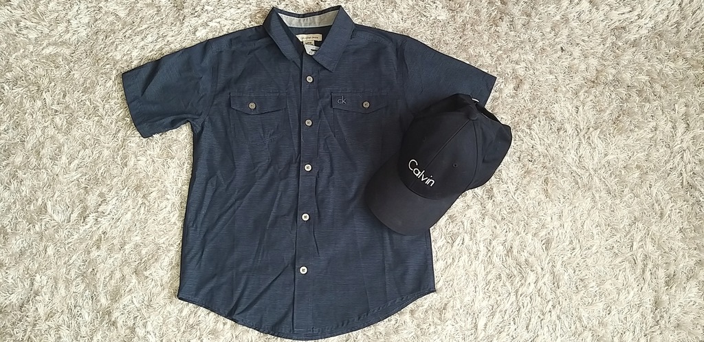 Calvin Klein czapka koszula r.134 8 lat