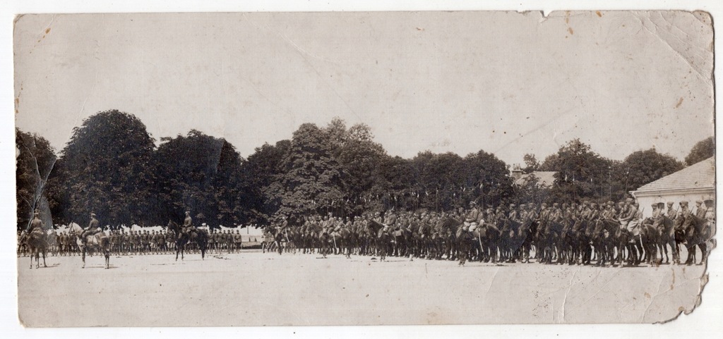 WP II RP - Rzeszów - 20 Pułk Ułanów - Koszary Uroczystość - 1921