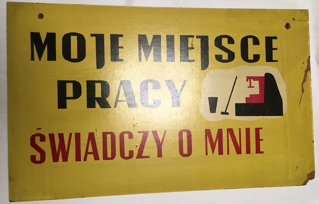 Tablica - moje miejsce pracy świadczy o mnie