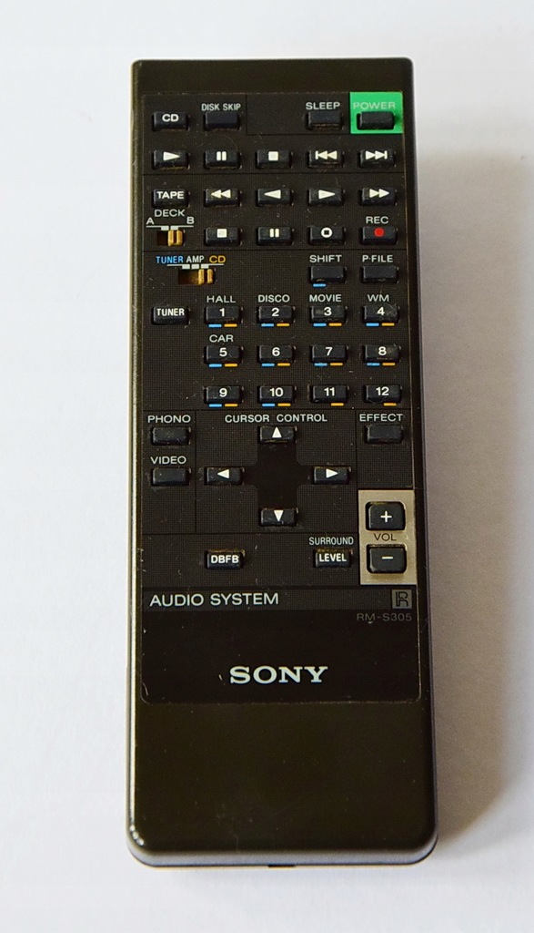 Pilot Sony rm-s305 czarny