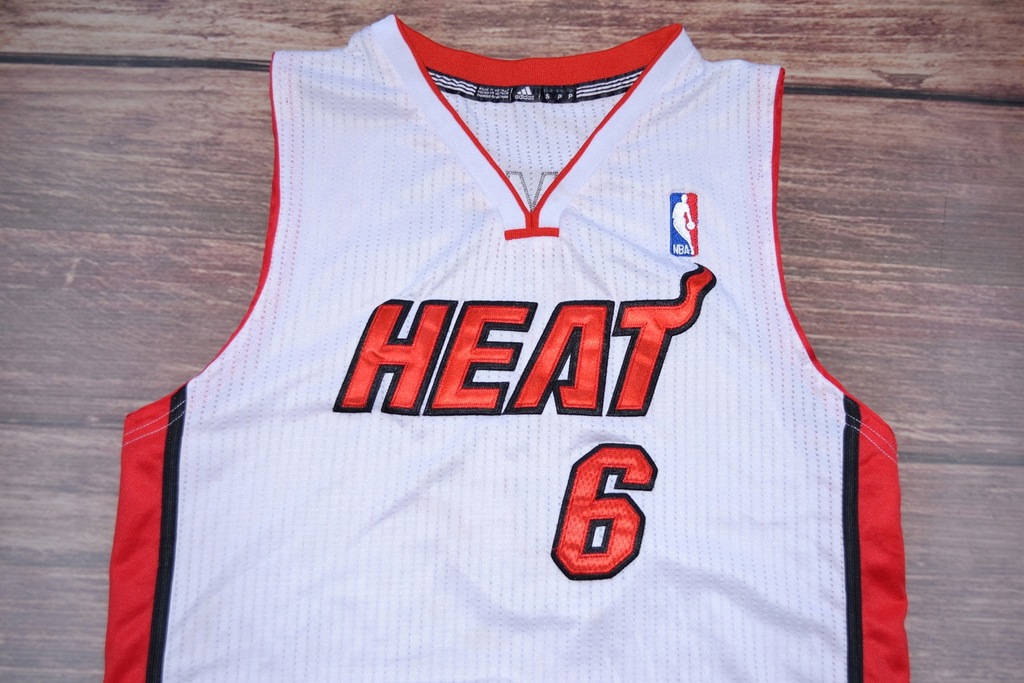 Купить ФУТБОЛКА ADIDAS MIAMI HEAT 6 JAMES NBA IDEAL S L+2: отзывы, фото, характеристики в интерне-магазине Aredi.ru