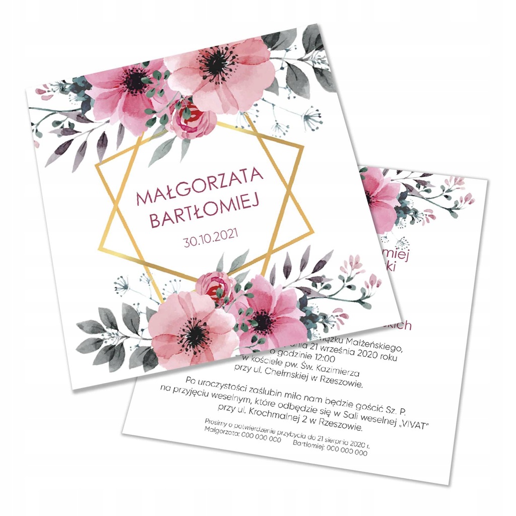 Купить СВАДЕБНЫЕ ПРИГЛАШЕНИЯ КВАДРАТНЫЕ 14х14см + конверт: отзывы, фото ...