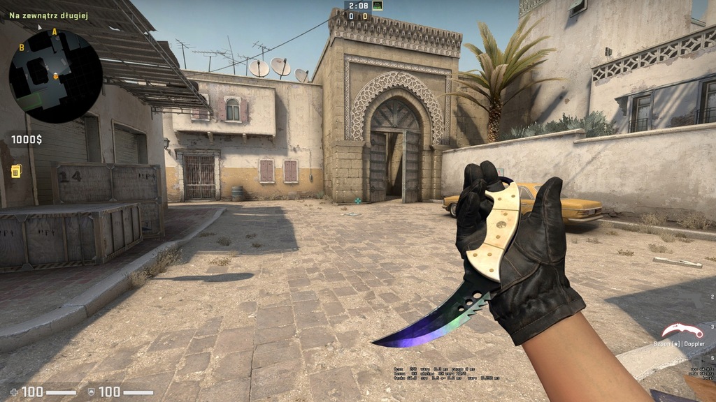 CS:GO nóż Szpon Doppler