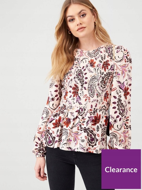 RIVER ISLAND NOWA BLUZKA WZÓR PAISLEY JAKOŚĆ 42