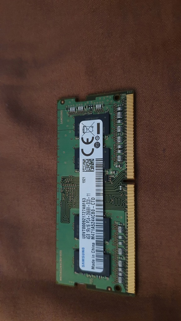Samsung 4GB DDR4 2666V SODIMM 1Rx16 PC4 xkom
