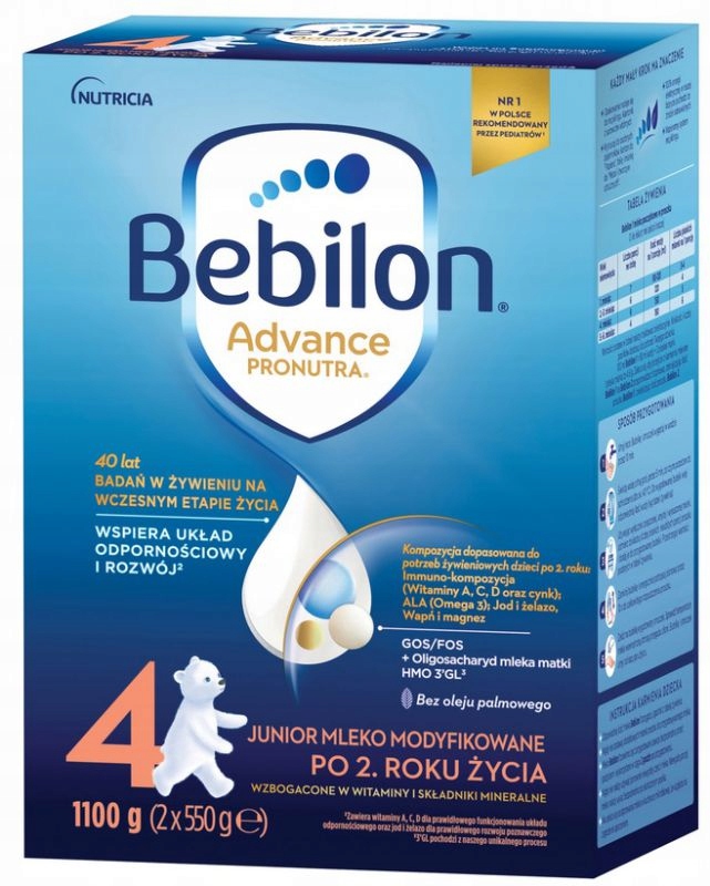 Bebilon 4 Advance Pronutra mleko junior po 2 roku