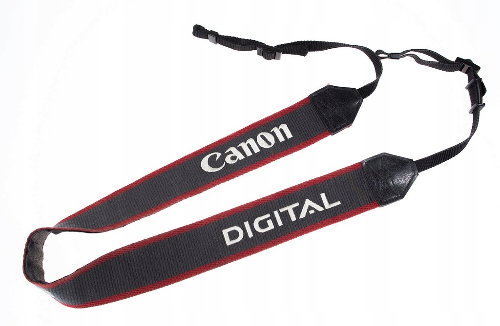 Pasek Canon Eos stalowo-czerwony Digital !