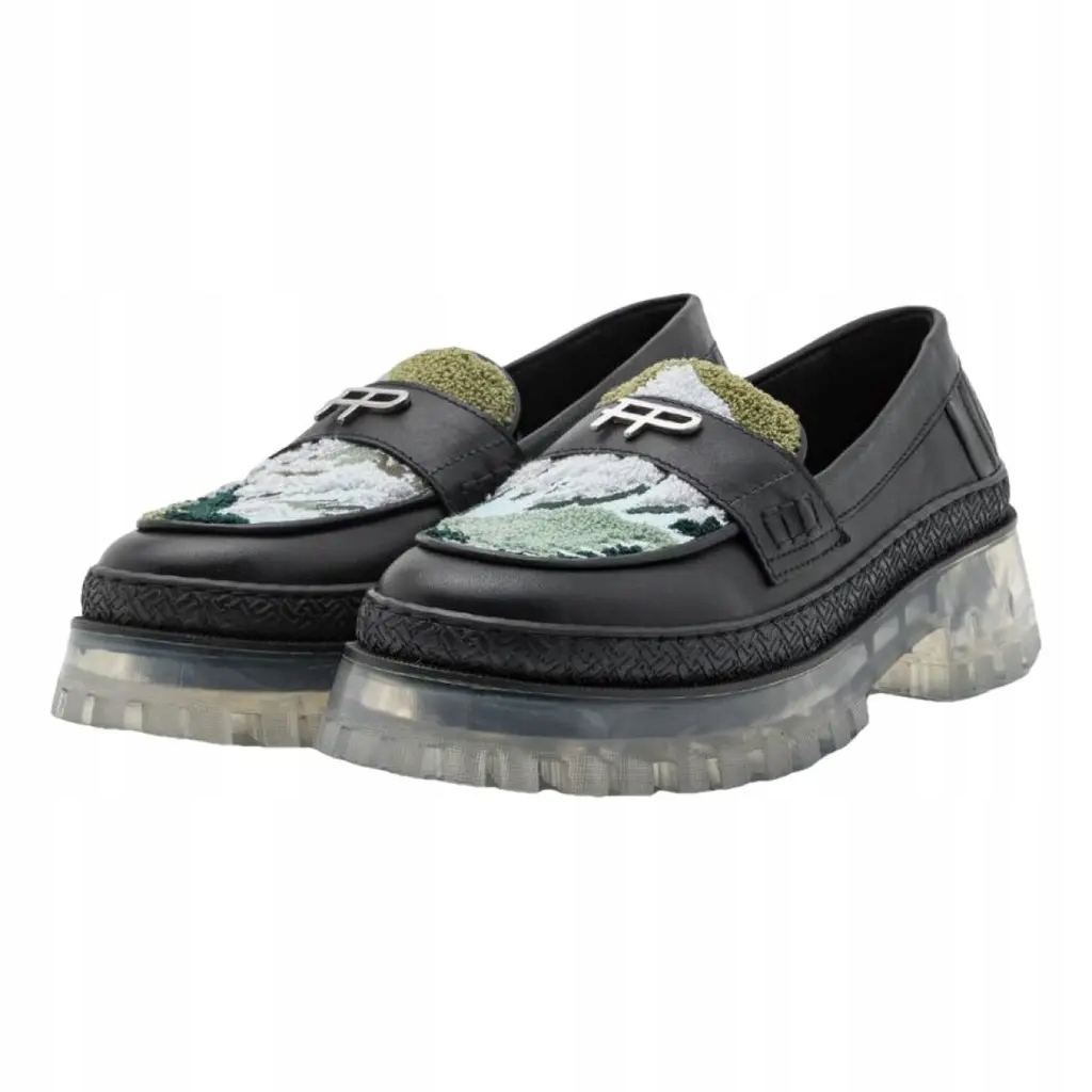 Mokasyny Półbuty Wsuwane FILLING PIECES LOAFER ZION BLACK roz.38
