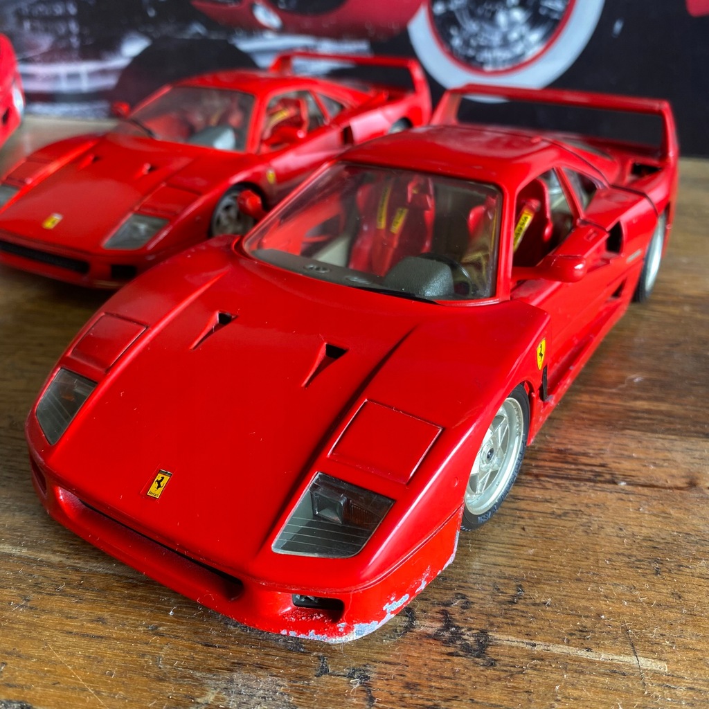 Ferrari F40 1987 Bburago 1 18 12481861568 oficjalne archiwum Allegro