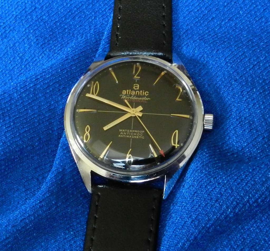 Zegarek ATLANTIC WORLDMASTER ORIGINAL czarny igła