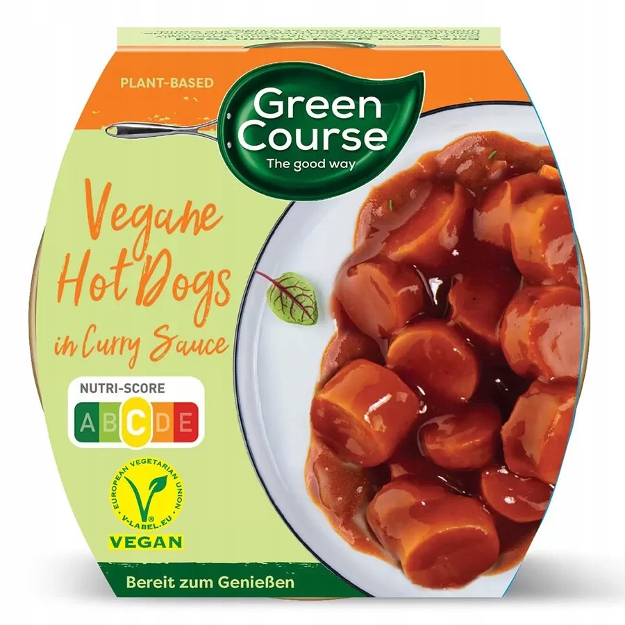 Wegańskie hot-dogi w Sosie Curry Green Course, 300