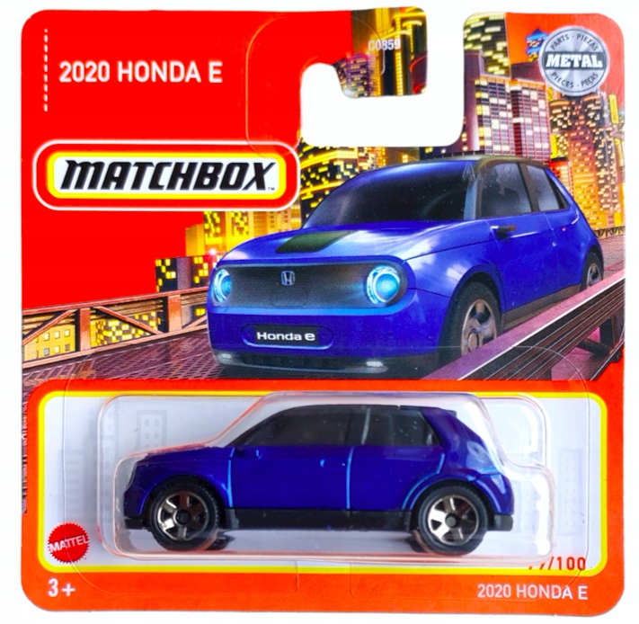 Samochód Matchbox 2020 Honda E auto resorak 79/100 HFR47-LA10 model metal