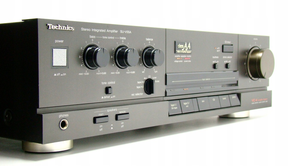 Bardzo zadbany TECHNICS SU-V55A Japan - Class AA - VC-4 Amp.Sys. 2x100Watt