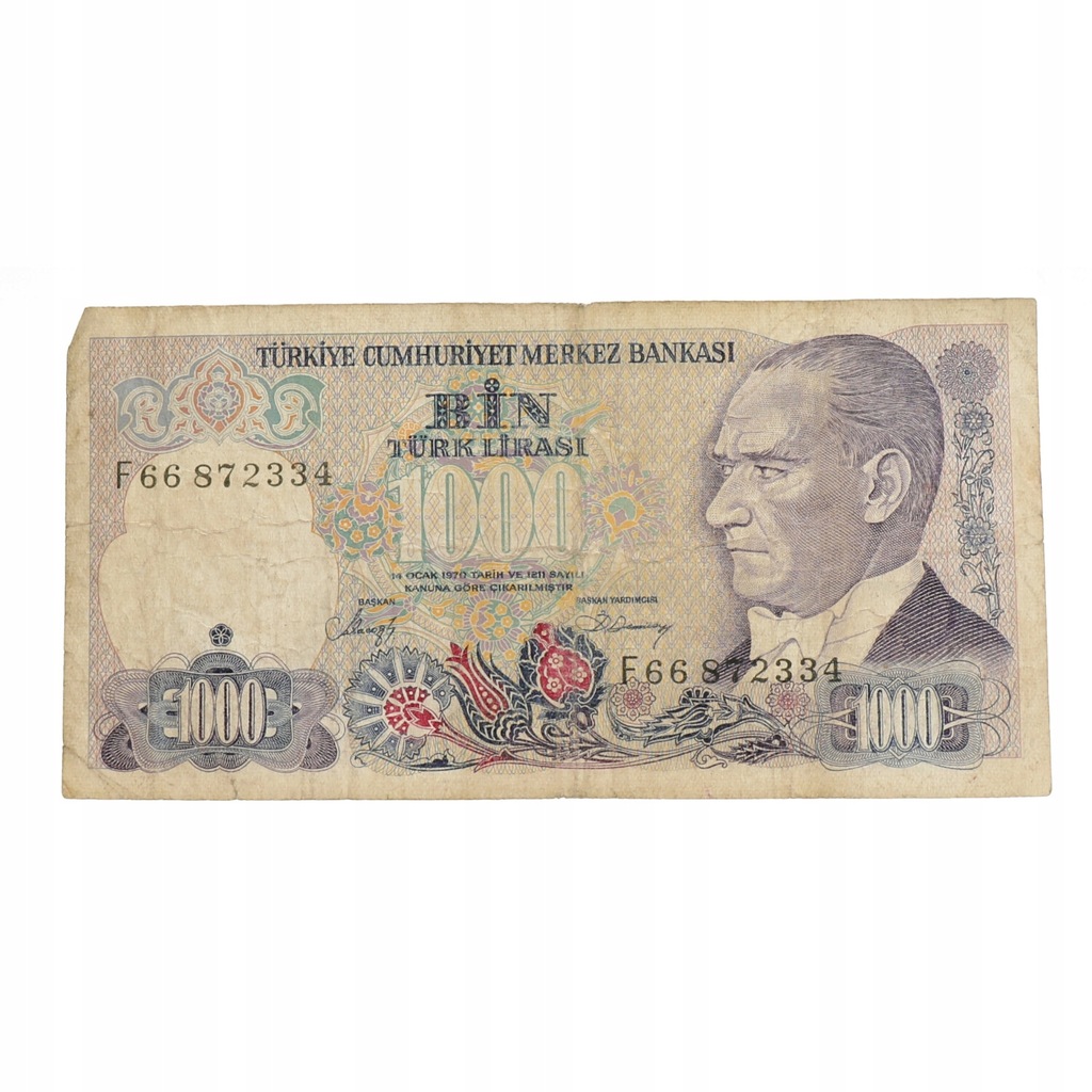 Turcja - 1.000 lira - 1988 r