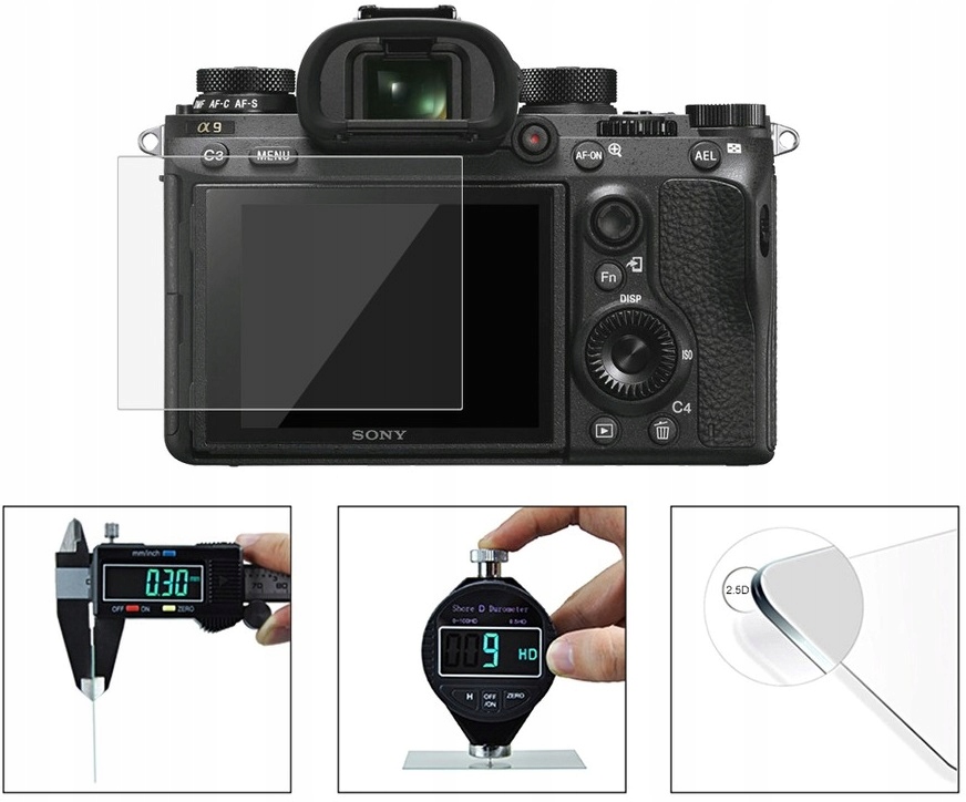 Купить ЗАКАЛЕННОЕ СТЕКЛО ДЛЯ SONY A7II/A7SII/A7RII LCD RX100: отзывы, фото, характеристики в интерне-магазине Aredi.ru