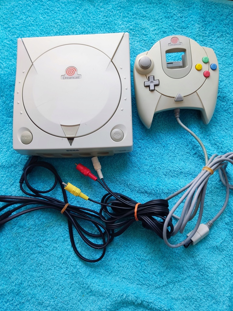 Konsola SEGA Dreamcast+pad+kable