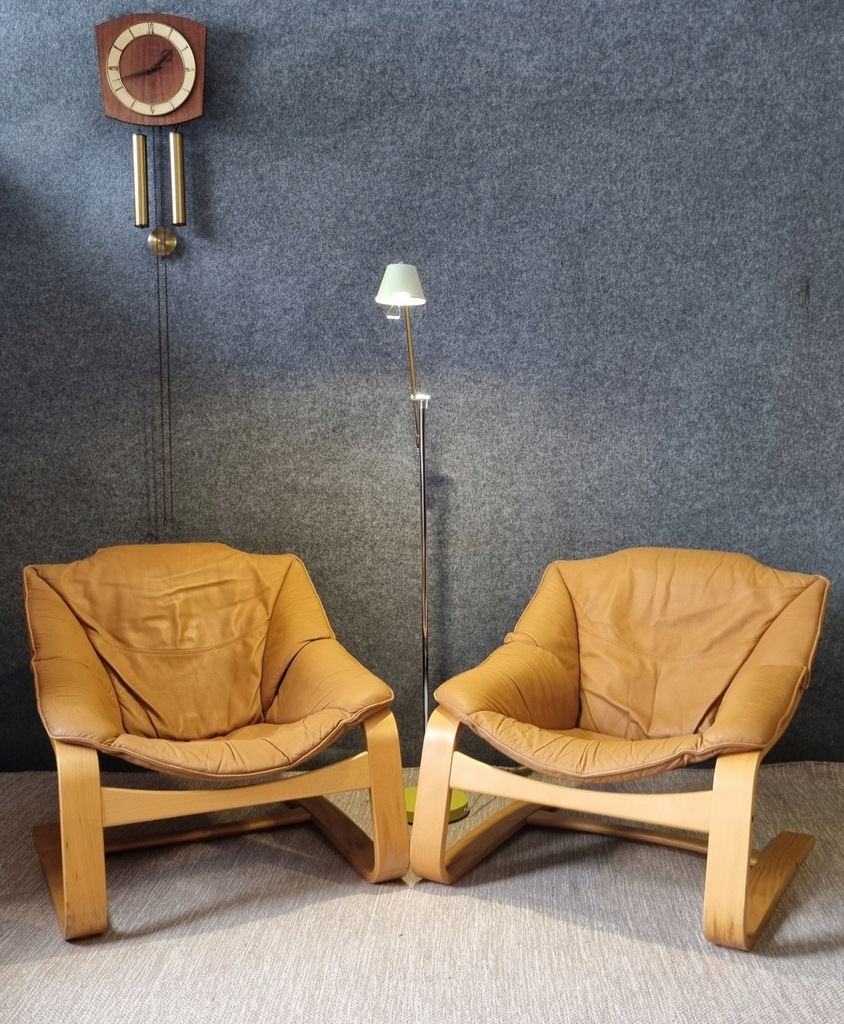 Duńskie Fotele Vintage 2 sztuki Denmark Desing 70s