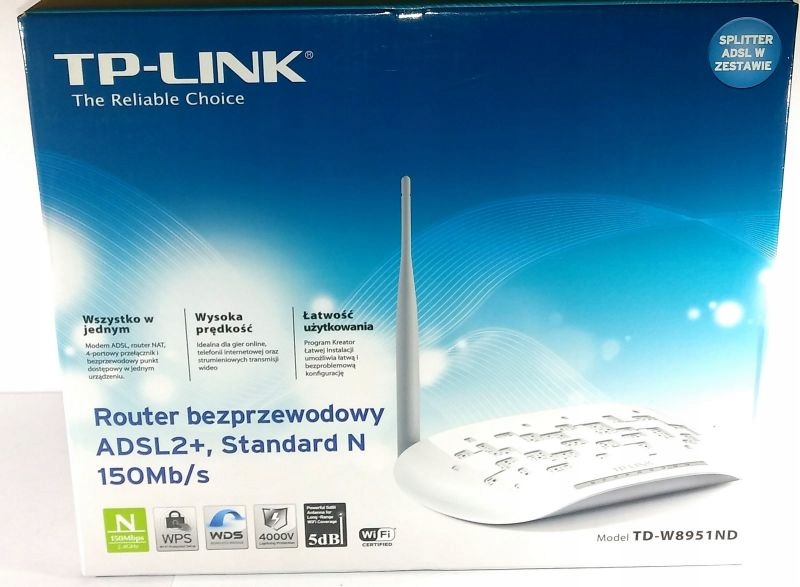 ROUTER TP-LINK TD-W8951ND
