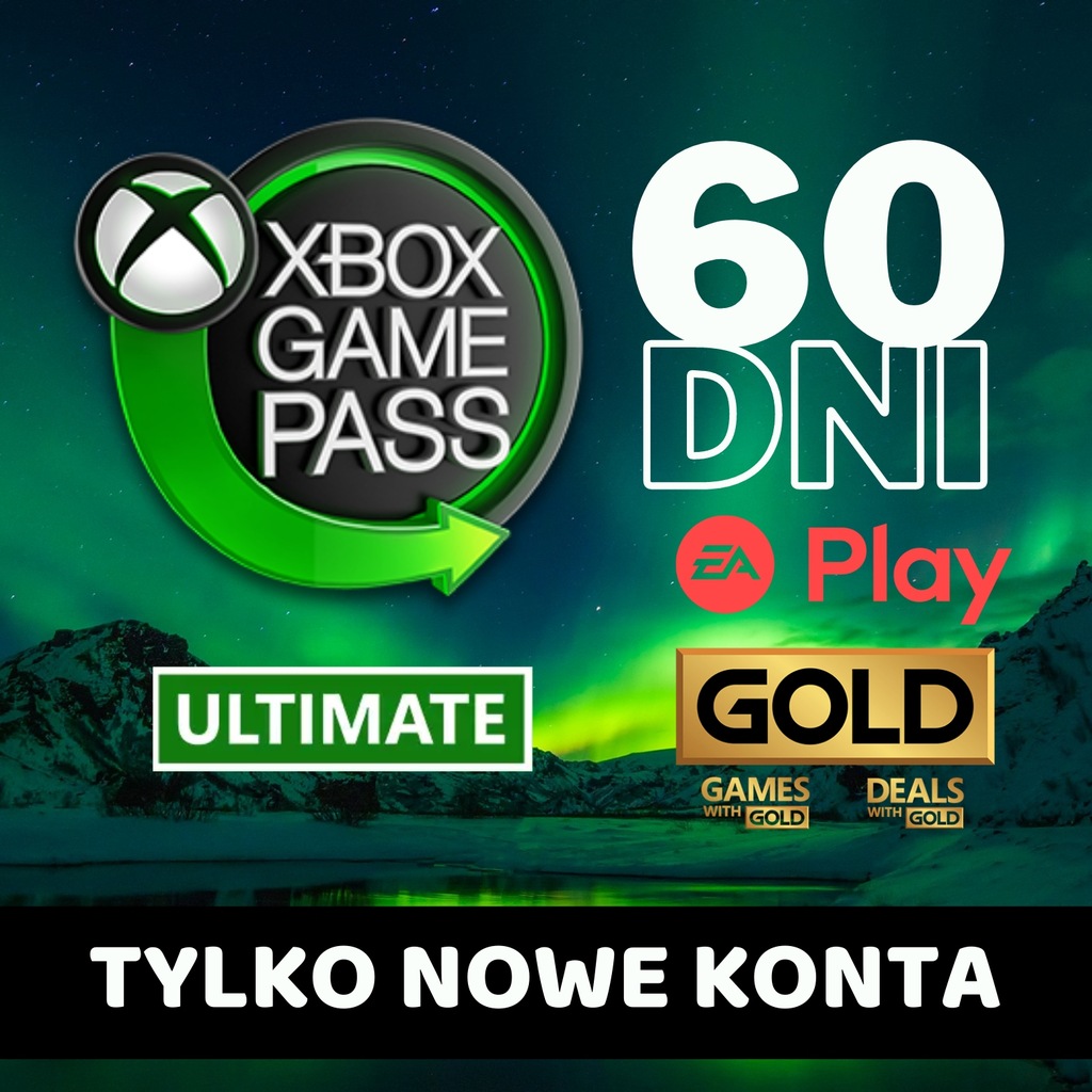 XBOX GAME PASS ULTIMATE 60 DNI KLUCZ KOD LIVE GOLD