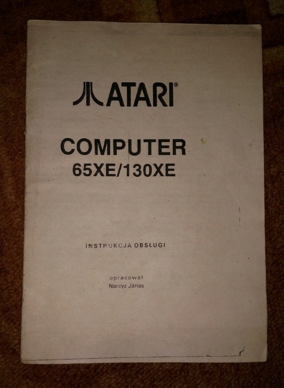 ATARI 65XE / 130XE Instrukcja obslugi 1989 Janas