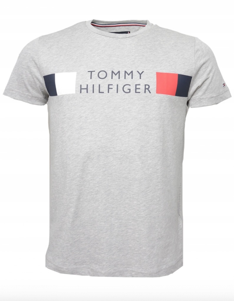 Tommy Hilfiger Koszulka T-shirt Szara|XL|