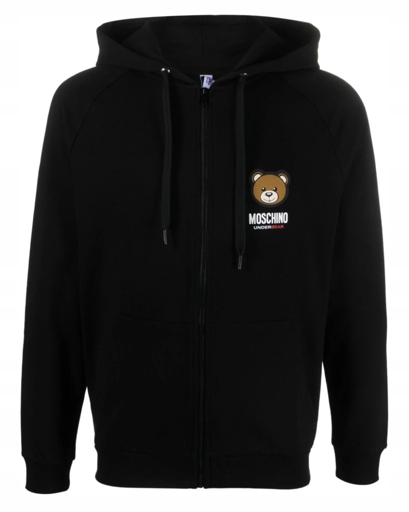 Sweatshirt Moschino Underbear Hoodie Woman Cotton Black