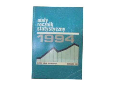 Mały rocznik statystyczny 1994 - 1994 24h wys