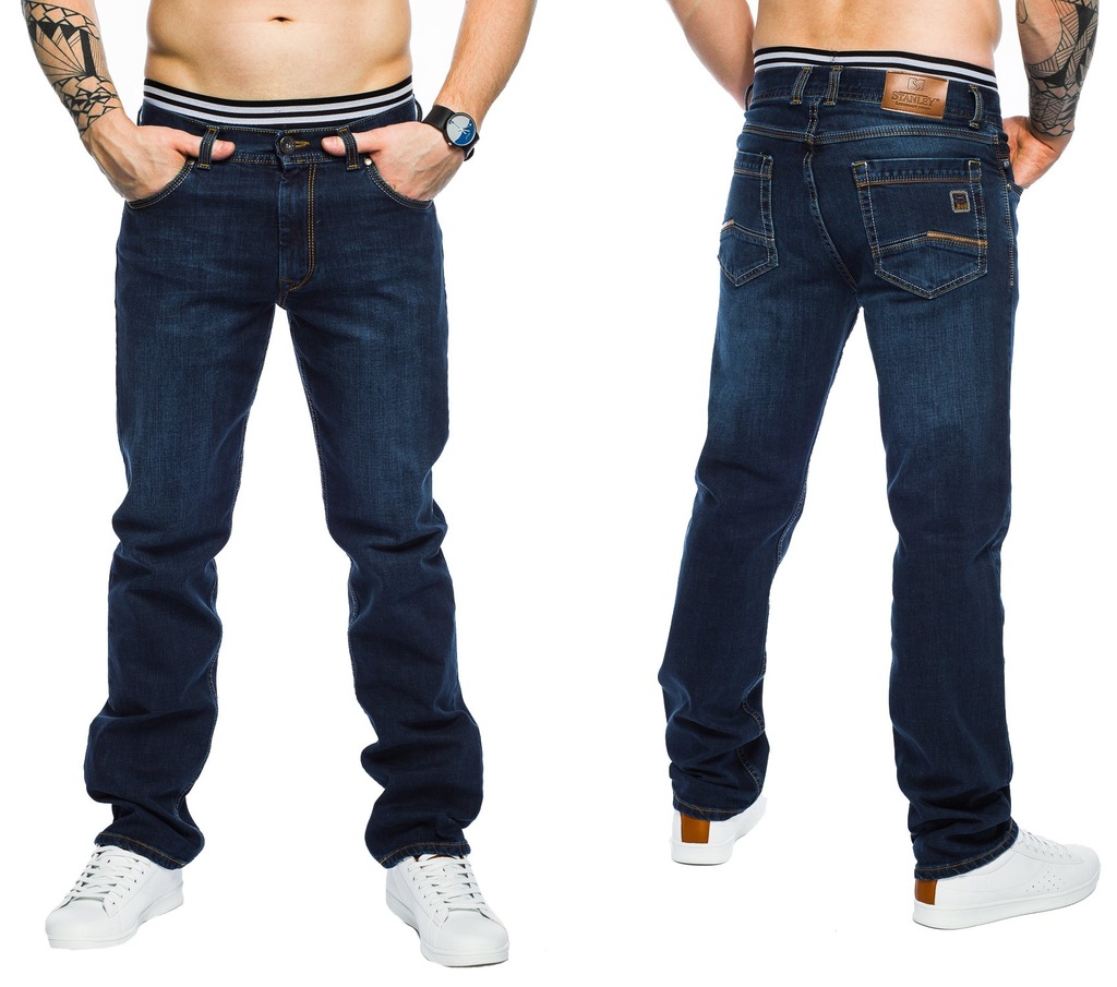 SPODNIE MĘSKIE STANLEY JEANS - 400/139 - 80cm L30