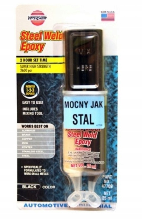 VERSACHEM KLEJ PŁYNNY METAL STEEL WELD 25ML