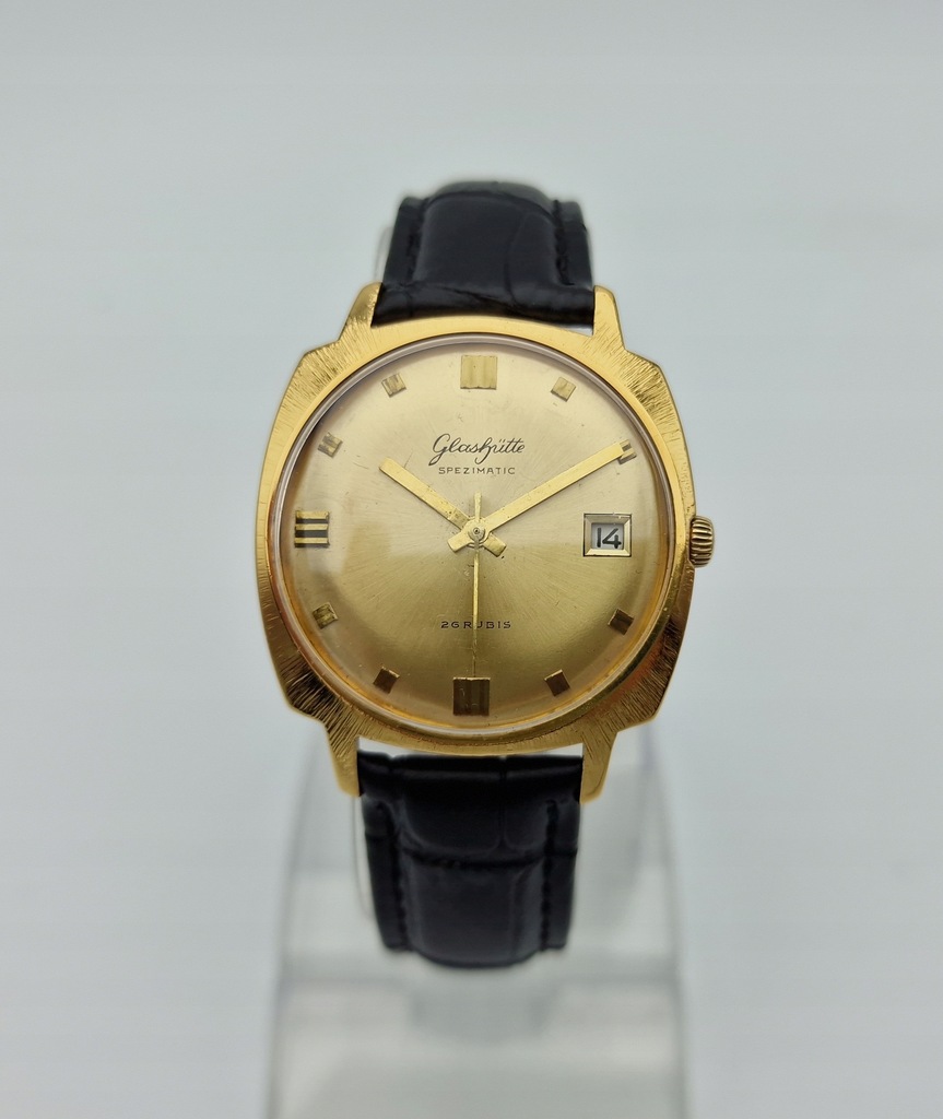 GLASHUTTE SPEZIMATIC 26 RUBIS LATA 60-TE - IDEAŁ