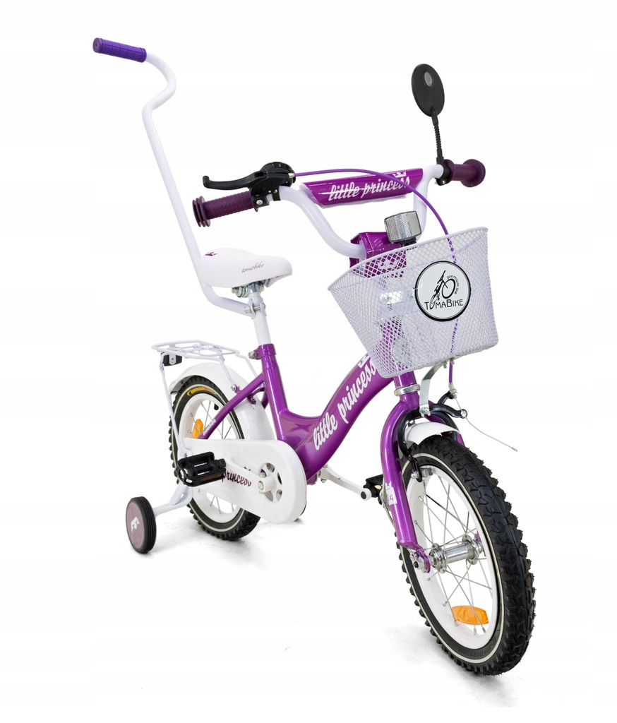 ROWER 14 cali dla DZIEWCZYNKI BMX kosz PCHACZ 3+ 12075845049