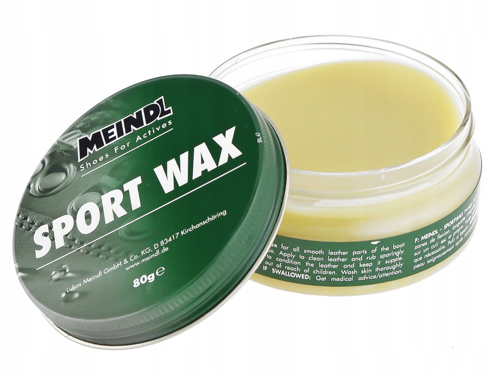 MEINDL SPORTWAX WOSK PASTA IMPREGNAT DO BUTÓW OBUWIA SKÓRA NUBUK ZAMSZ 80 g