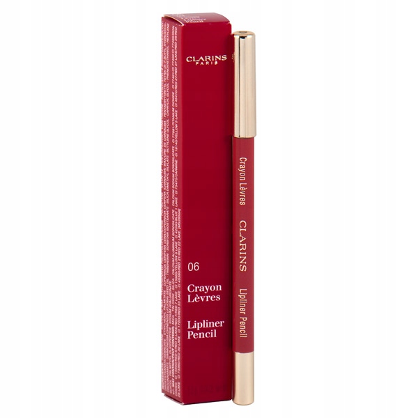 CLARINS CRAYON LEVERES 06 RED KONTURÓWKA DO UST