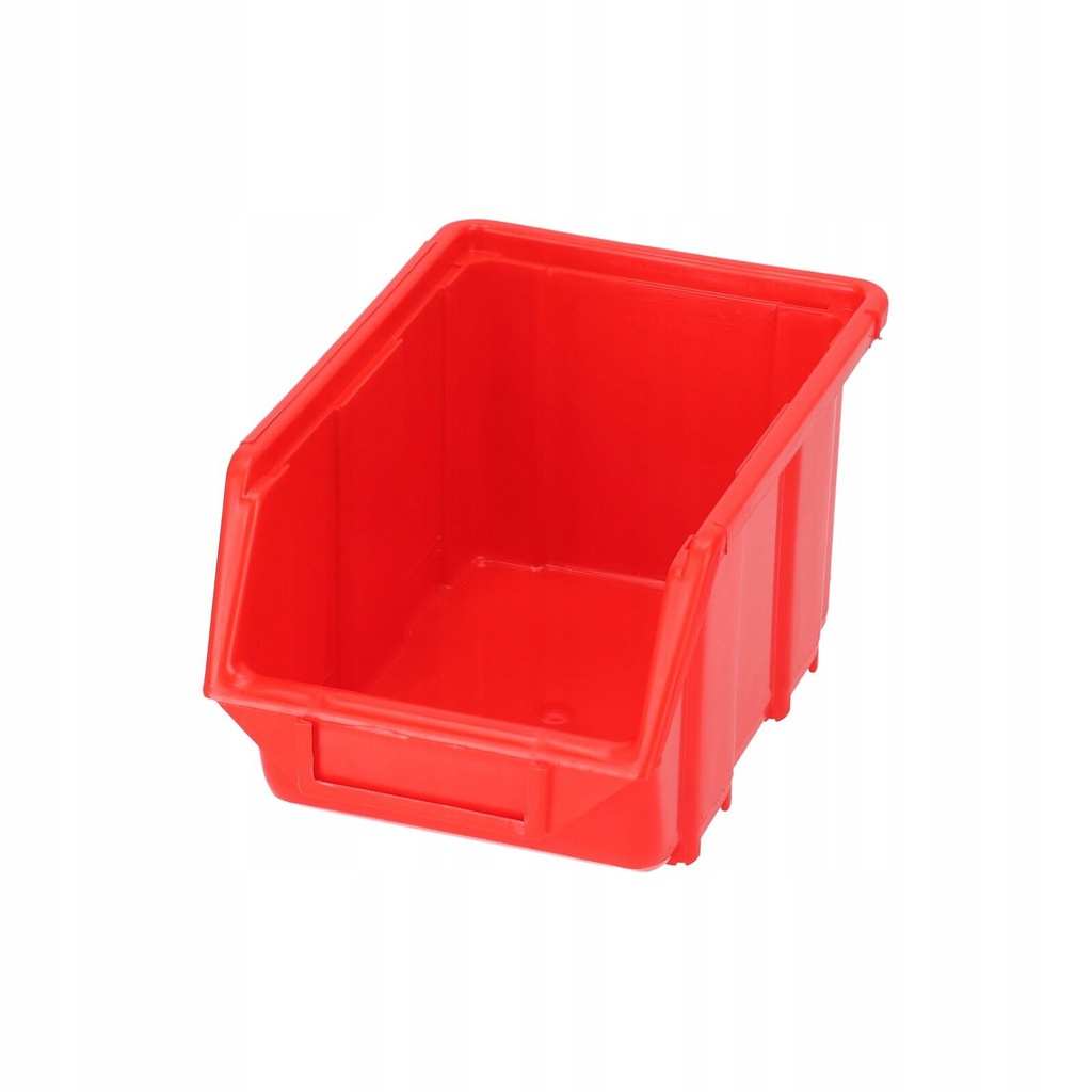 Pojemnik magazynowy czerwony 220x355x167 mm