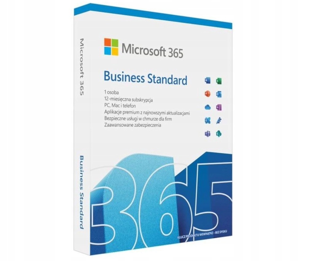 Microsoft 365 Business Standard PL 12 miesięcy BOX