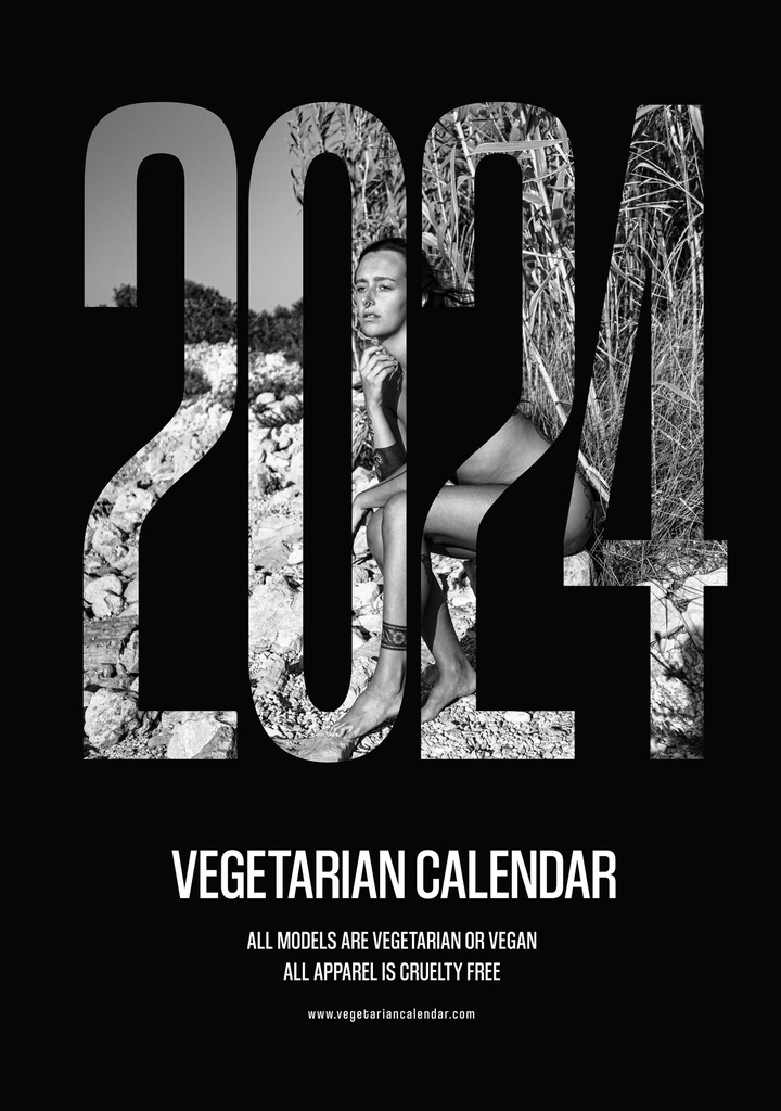 Vegetarian Calendar 2024 14751036027 oficjalne archiwum Allegro