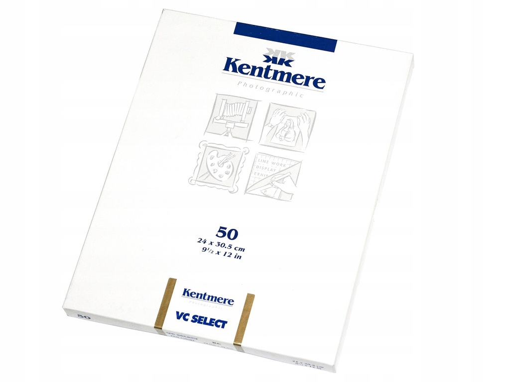 Papier Kentmere VC Select RC 24x30/50 Fine lust
