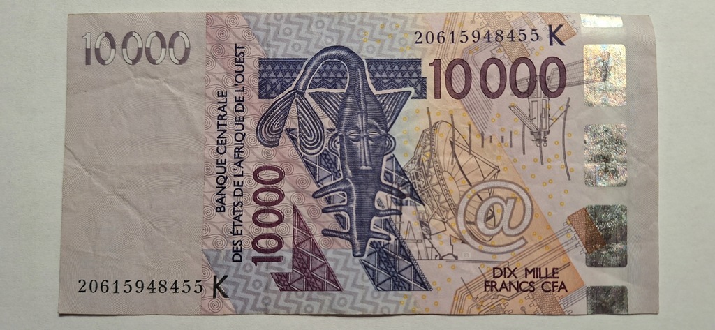 BANKNOT AFRYKA ZACHODNIA SENEGAL 10000 FRANKÓW 2003 ROK RZADKI